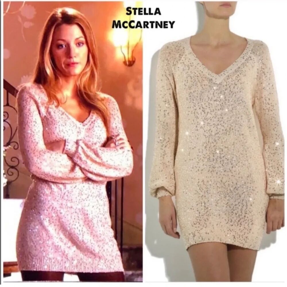 Stella McCartney sequin sweater dress IT 42/US8